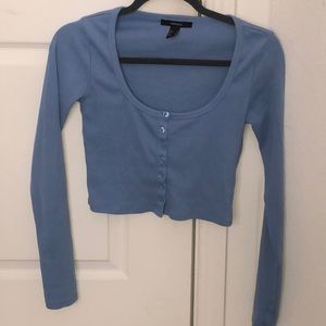 Long sleeve crop top